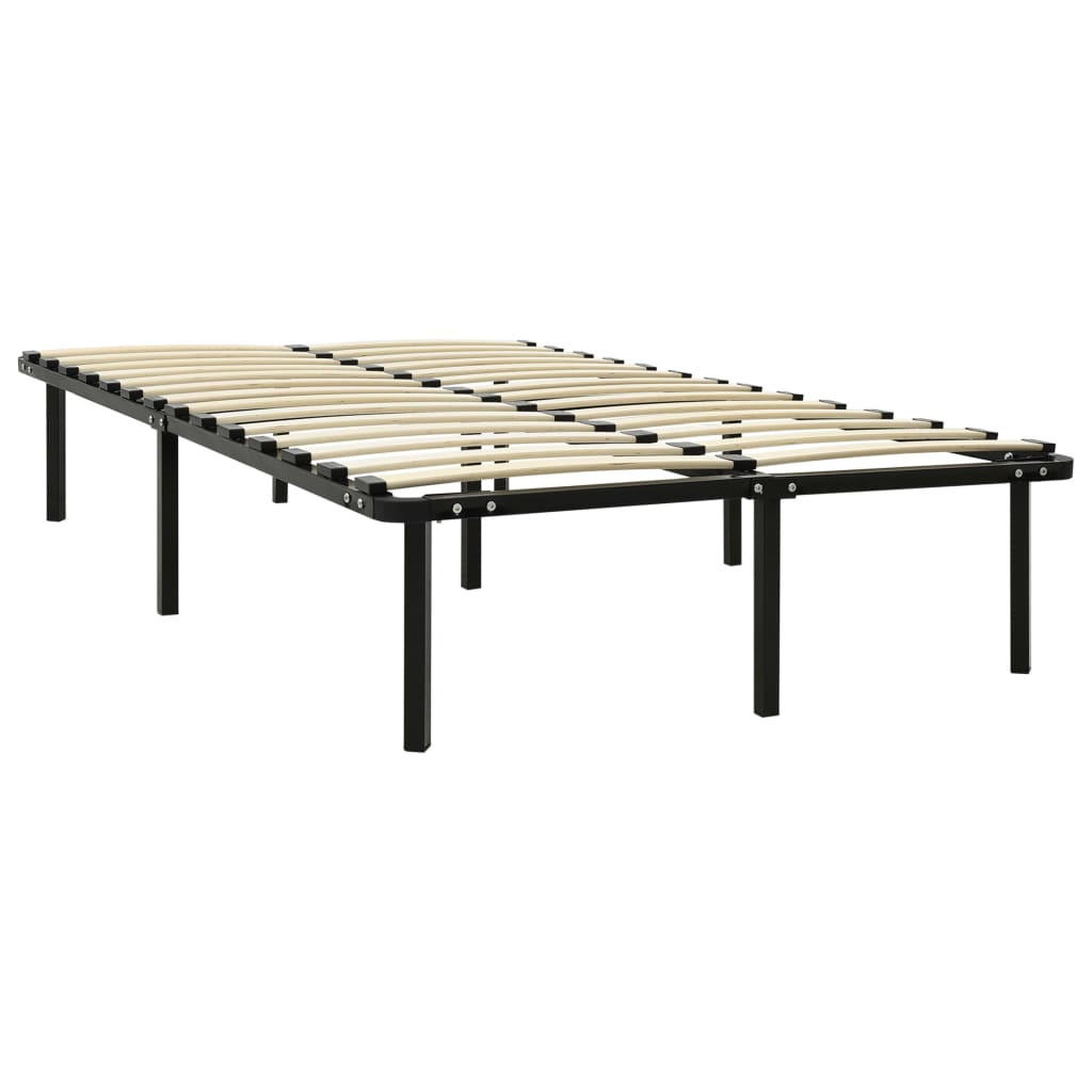 METALLBETT Hernández 120/200 cm - Schwarz, Metall (120/200cm) - Nettlife