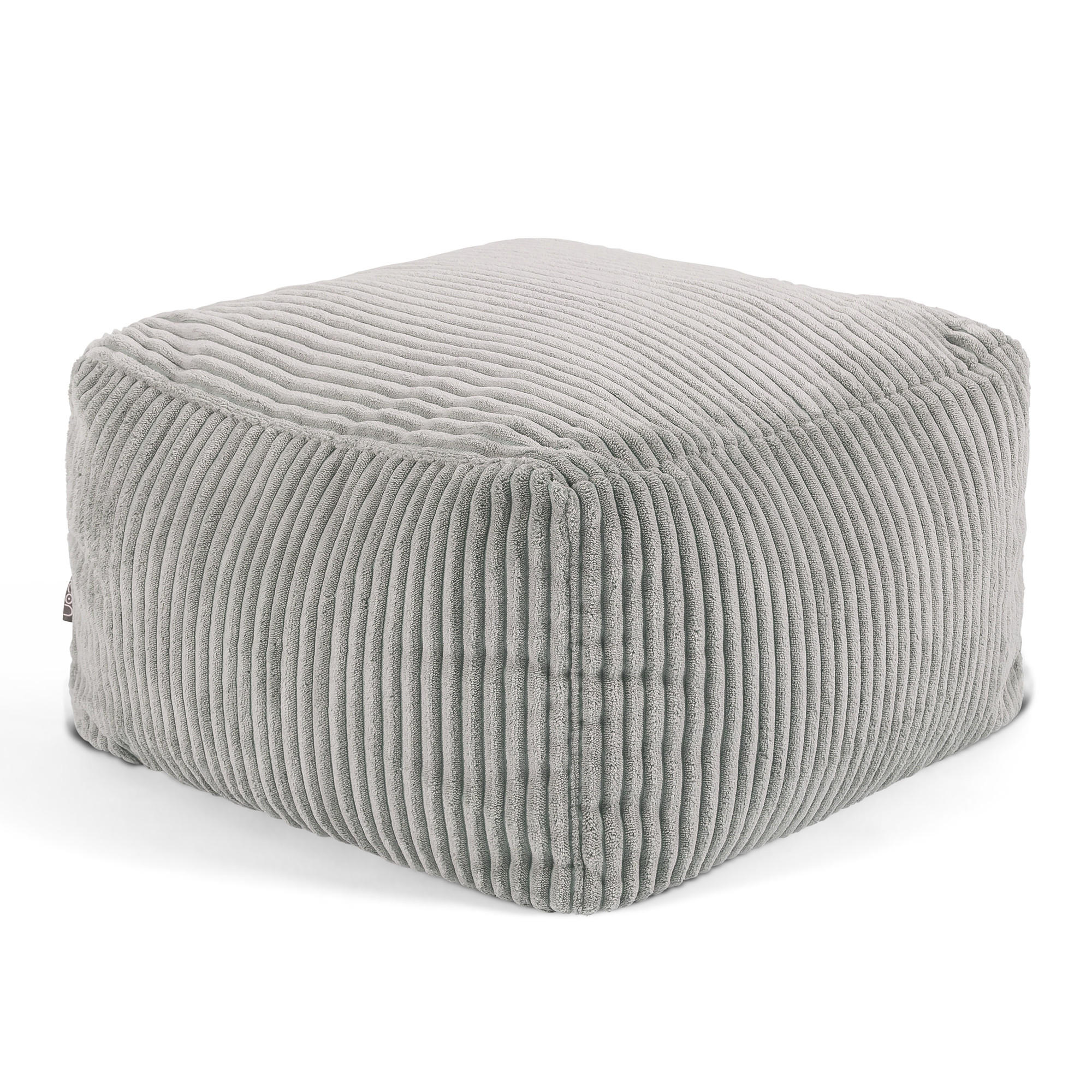 icon Sitzpouf Hellgrau 42x24x42 cm