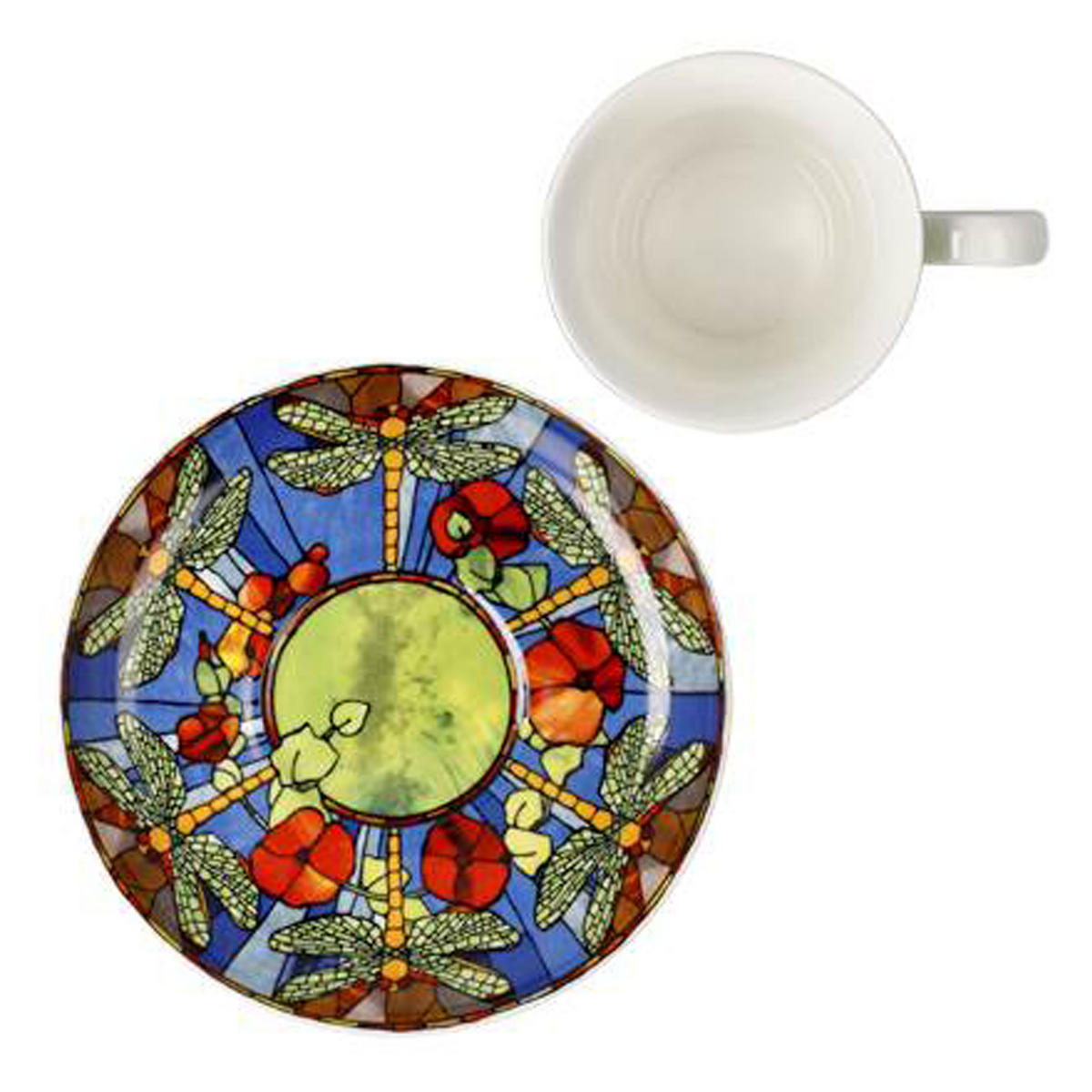 ESPRESSOTASSE Tiffany - Libellee, Fine Bone China - Multicolor, Keramik (0.1L) - Goebel