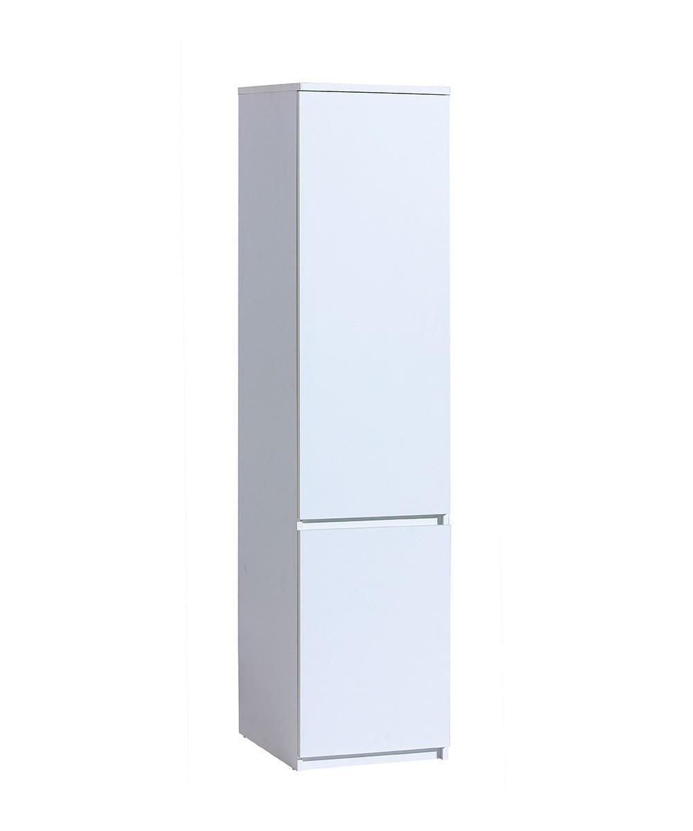 DREHTÜRENSCHRANK KRYOS 45/195,2/52cm 2-türig Weiß - Weiß, Holzwerkstoff (45/195.2/52cm) - MASSENO