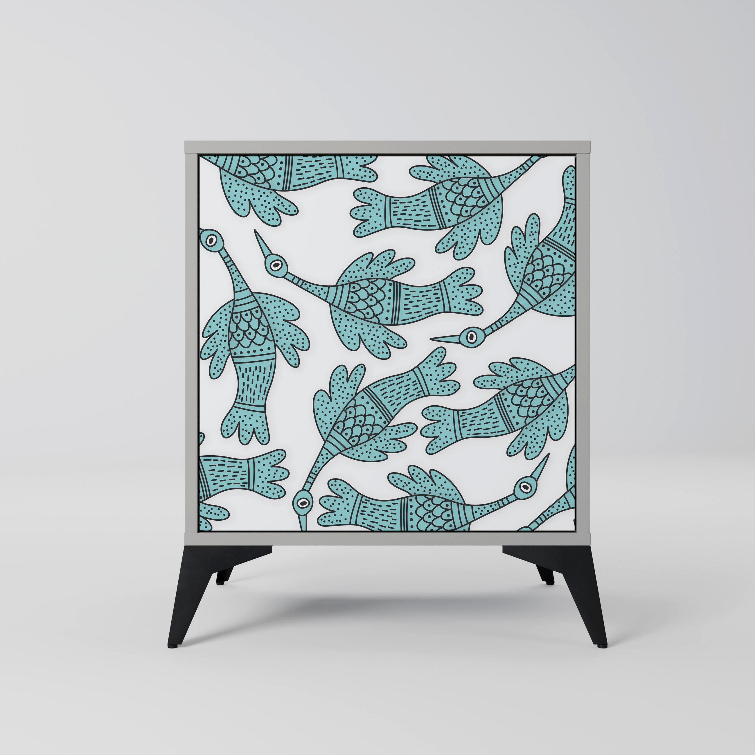 SpaceRebels Sideboard Grau 57.5x70.5x42 cm