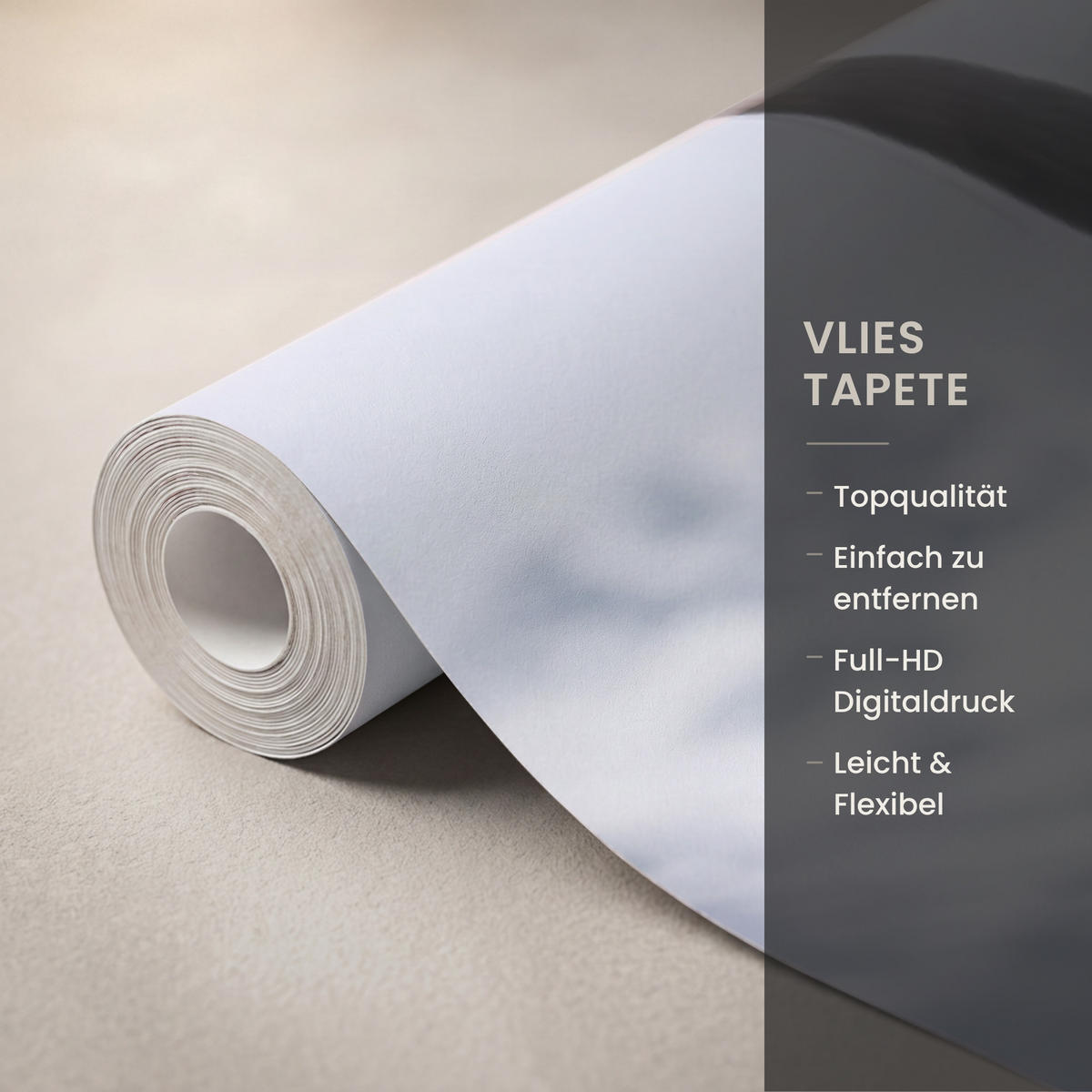 TAPETE - Schottischer Hochländer - Braun - Wasser - 260x240 cm - Braun, Papier (260/240cm) - OnlyWow