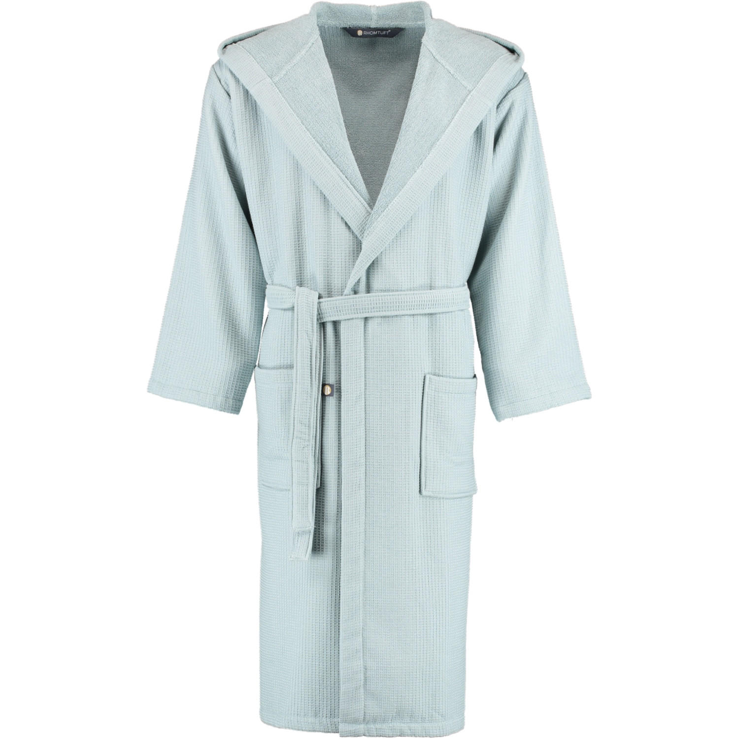 BADEMANTEL UNISEX KAPUZE FACE & BODY AQUAMARIN - 400 - Blau, Textil (XLnull) - Rhomtuft