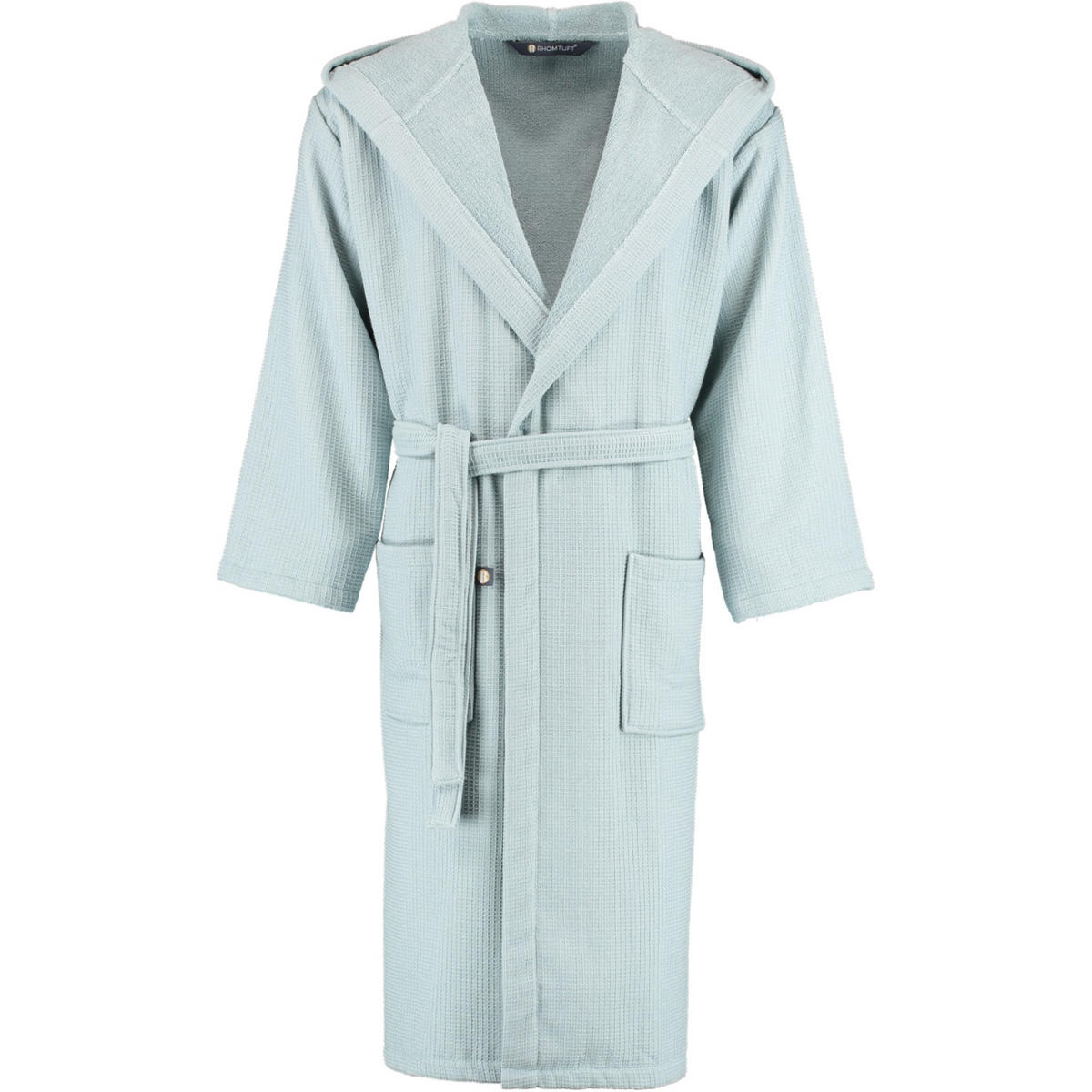 BADEMANTEL UNISEX KAPUZE FACE & BODY AQUAMARIN - 400 - Blau, Textil (XLnull) - Rhomtuft