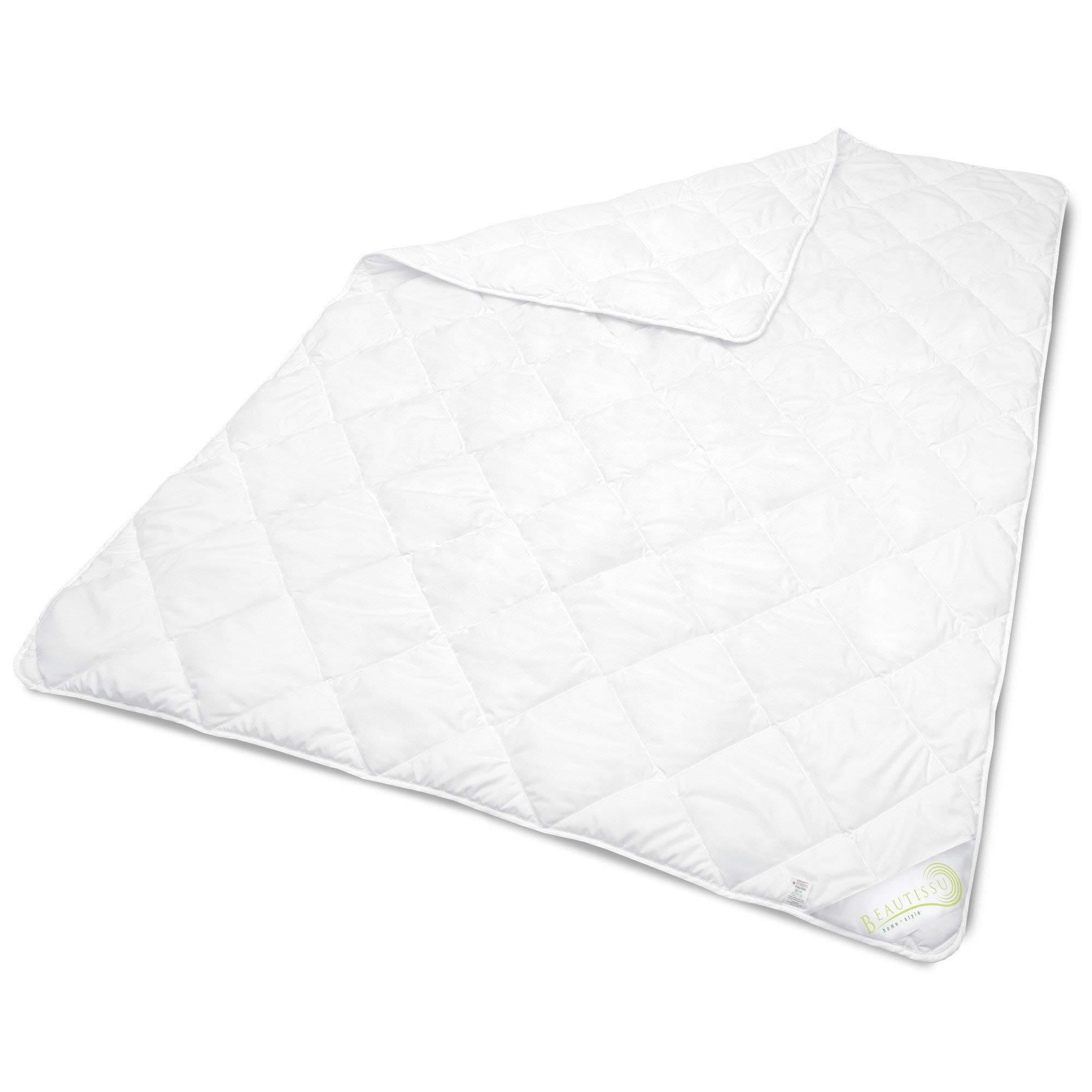 BETTDECKE BeauNuit SD 155/220 cm Leicht - Weiß, Textil (155/220cm) - Beautissu 