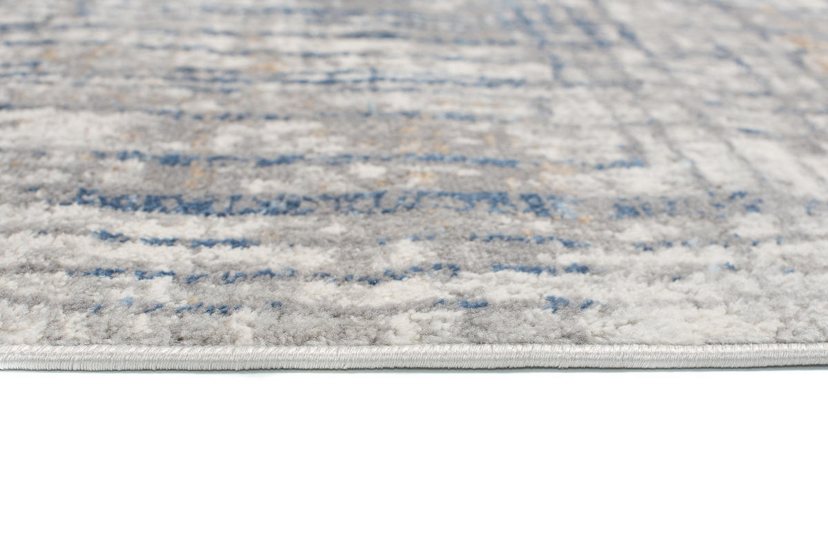 TEPPICH VALLEY Grau Blau 160/220 cm - Blau, Textil (160/220cm) - Tapiso