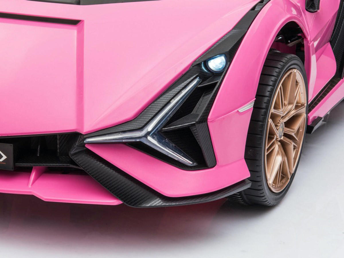 KINDER ELEKTROAUTO Lamborghini Sian pink - Pink, Kunststoff (108/62/40cm) - TPFLiving