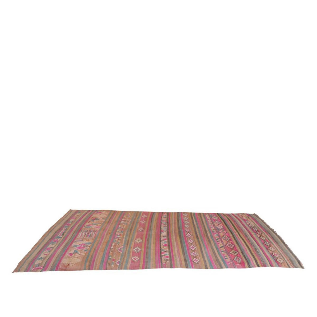 BERBERTEPPICH aus reiner Wolle 155x 363 cm - Pink, Naturmaterialien (155/363cm) - AFK Living