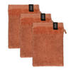 WASCHHANDSCHUH BAUMWOLLE SENSE 3ER SET - Rostfarben, Textil (16/21cm) - Schöner Wohnen
