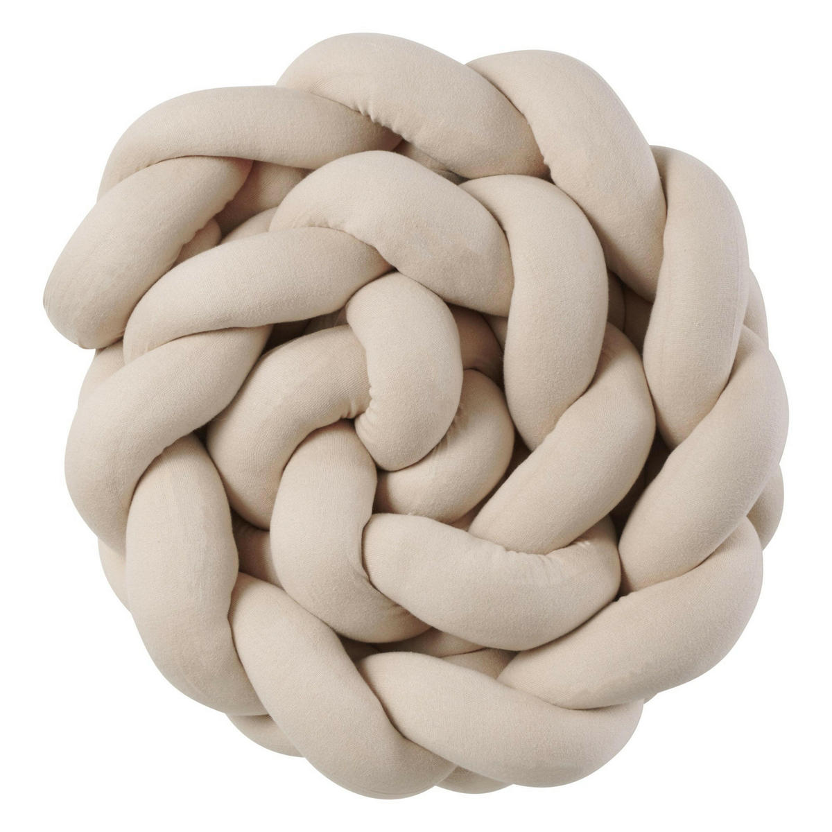 BETTSCHLANGE geflochten Sand Strick - Beige, Textil (17/200cm) - nordic coast company