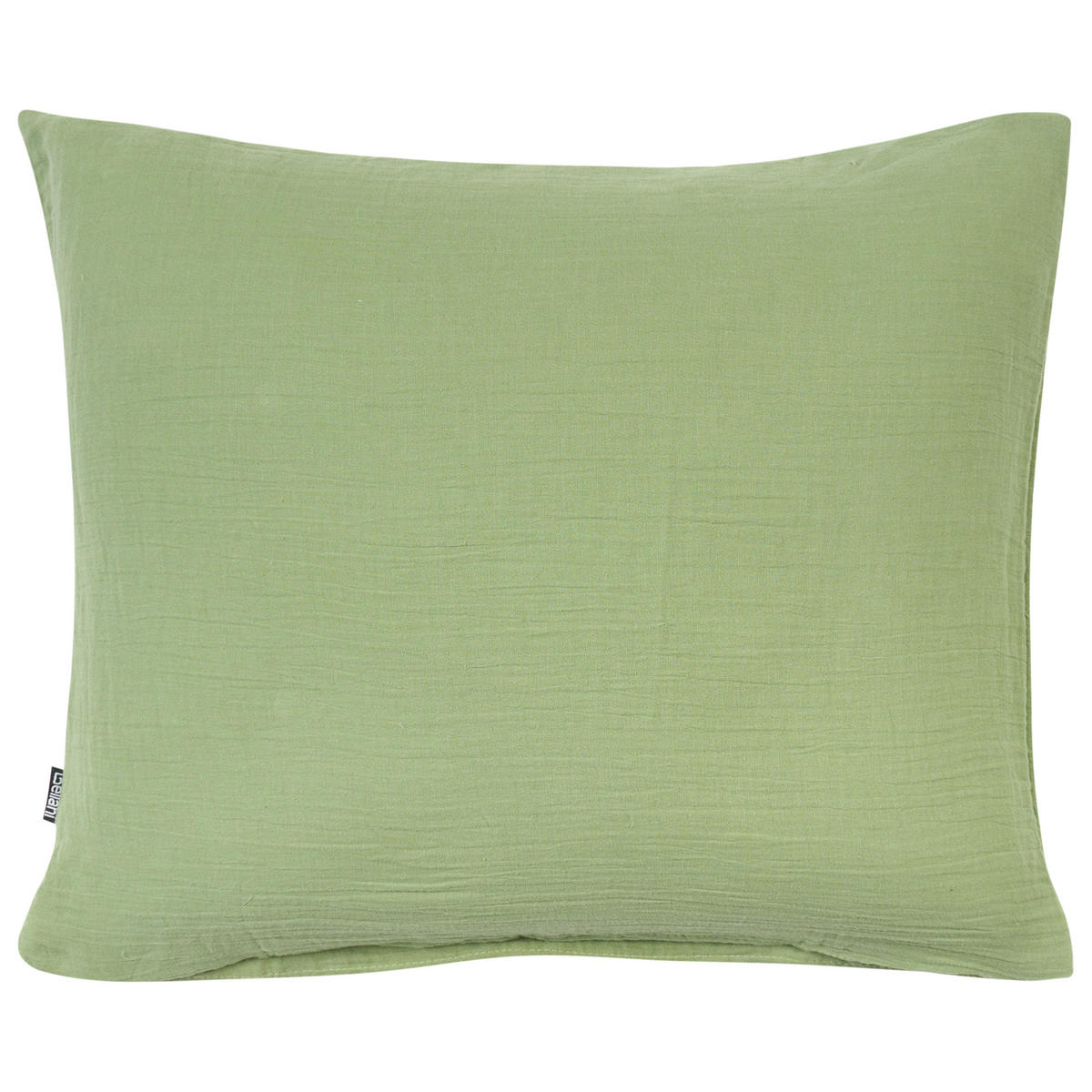 BETTWÄSCHE-SET 220/240 cm Baumwollmusselin Grün Sumner - Grün, Textil (220/240cm) - Beliani