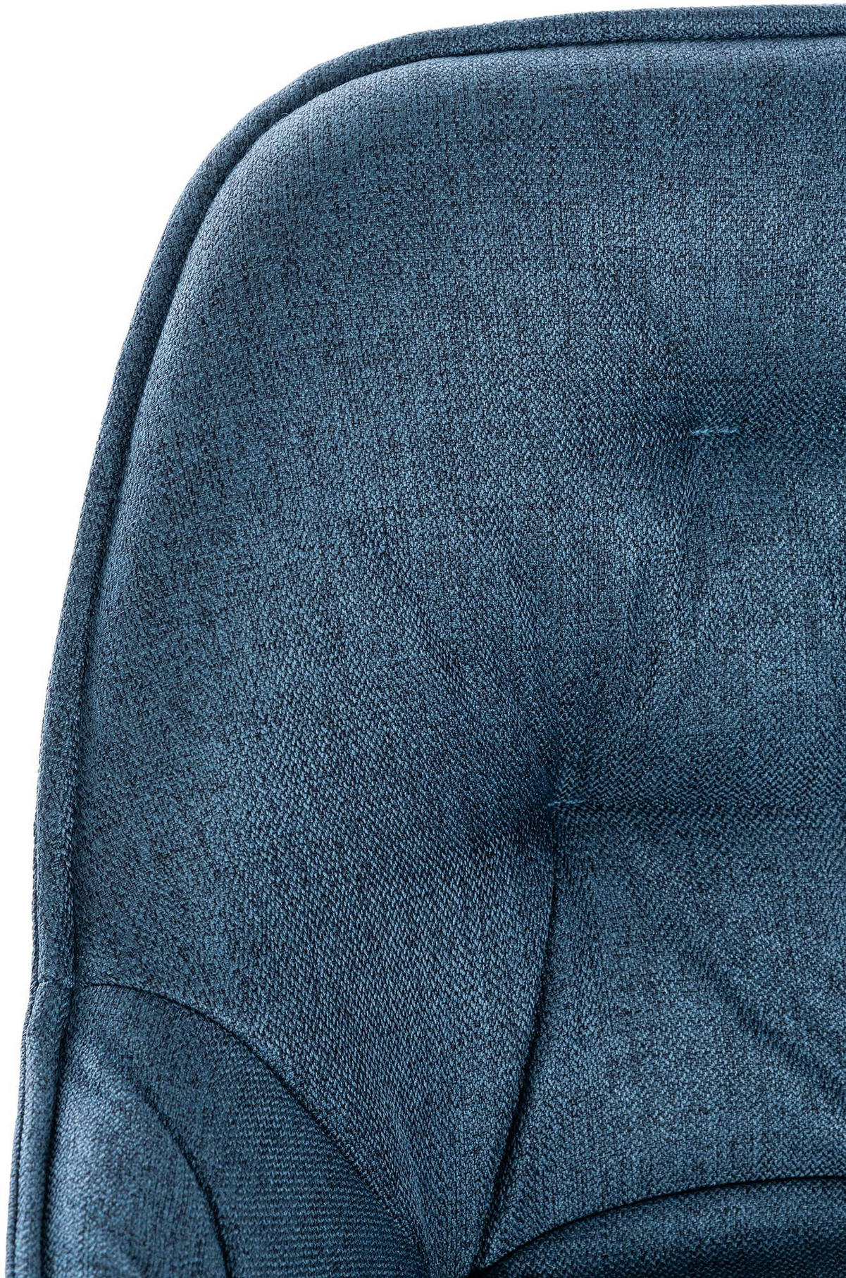 BARHOCKER 2er Set Gibal Stoff blau - Blau/Schwarz, Textil/Metall (54/93.5/57.5cm) - TPFLiving
