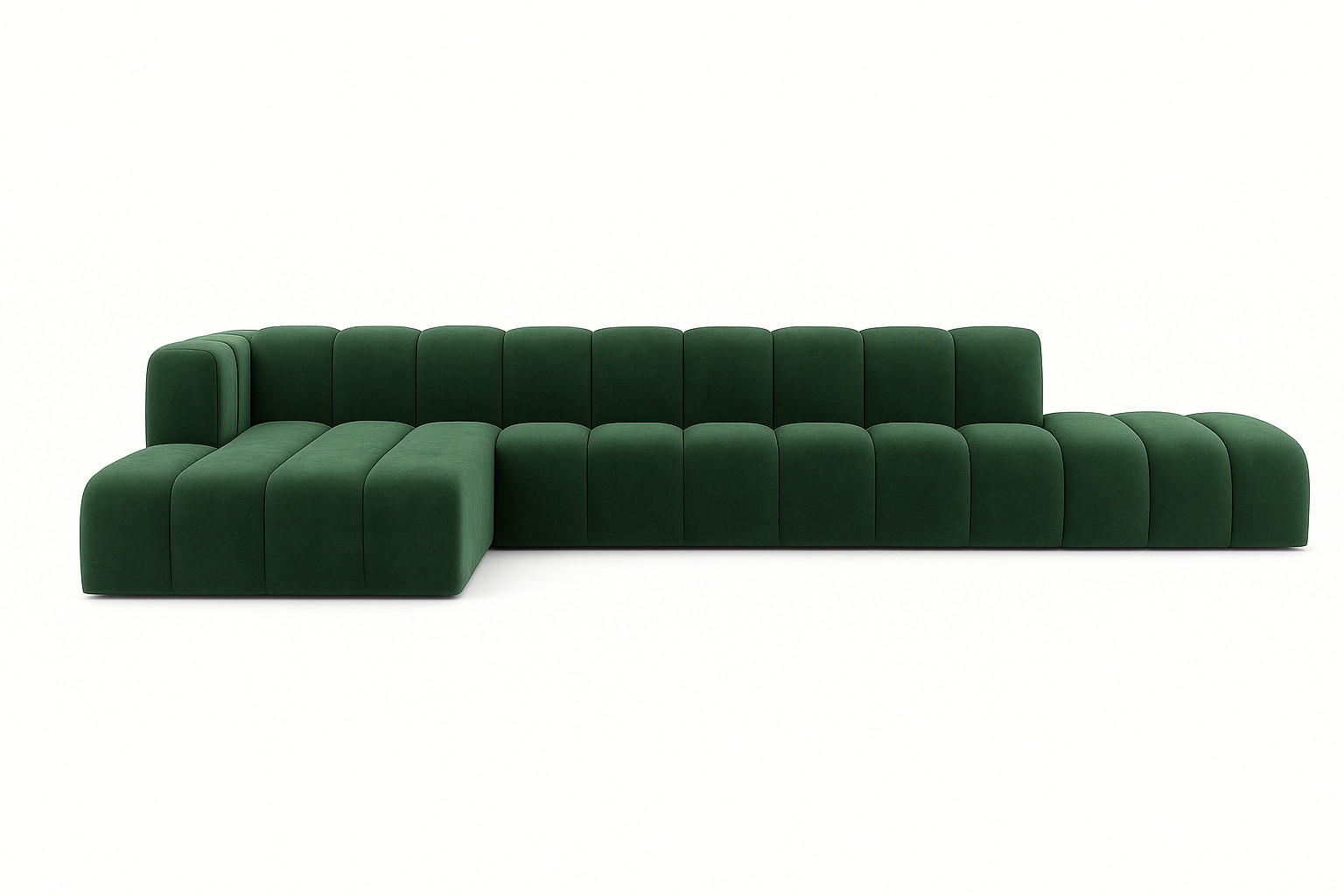 Kaiser Möbel Ecksofa Grün 386x179 cm