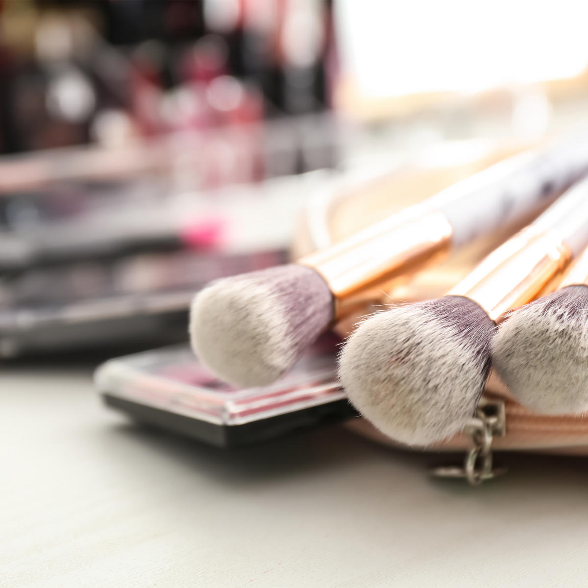 MAKEUP Organizer - Schwarz, Kunststoff (24/19/13.5cm) - Relaxdays