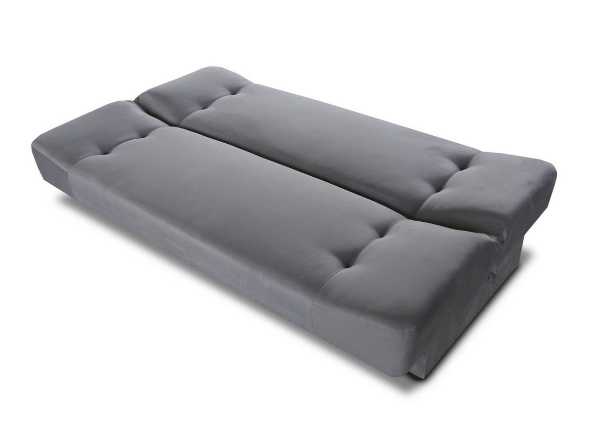 SCHLAFSOFA Sena - Braun/Grau, Holz/Kunststoff (195/89/89cm) - Sofnet