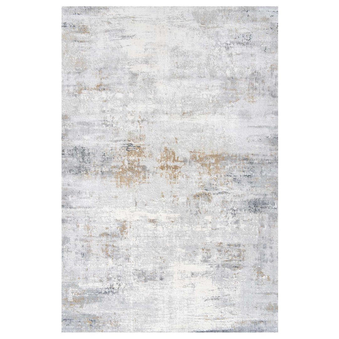 WEBTEPPICH Ludlow Moonshine Grau - Grau, Textil (201/290cm) - Kukoon Rugs