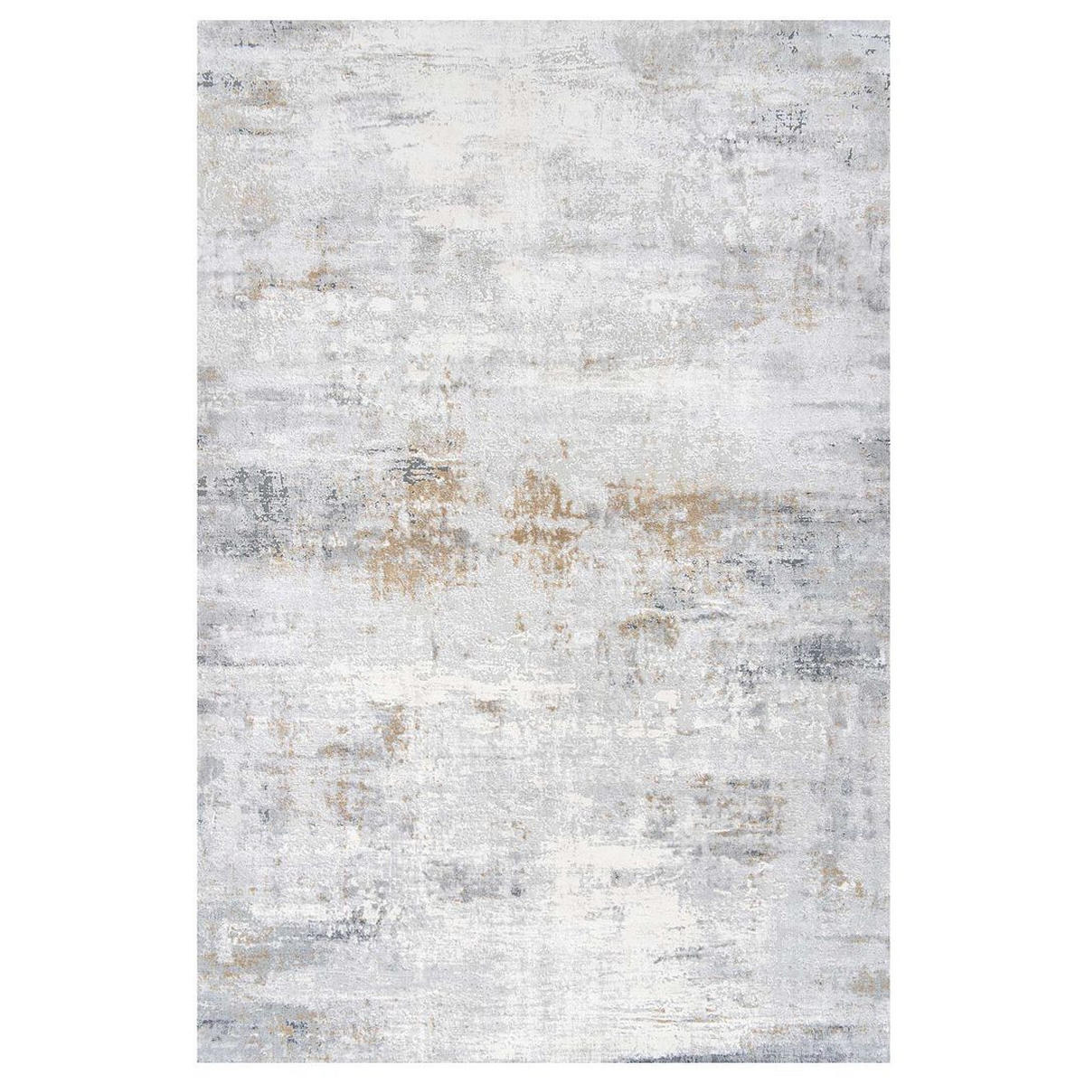 WEBTEPPICH Ludlow Moonshine Grau - Grau, Textil (160/231cm) - Kukoon Rugs