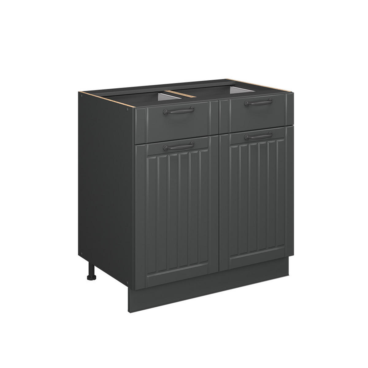 KUCHYNSKÁ SPODNÁ SKRINKA Fame-Line Tmavo-sivá - antracitová/tmavosivá, kompozitné drevo (80/82/51.6cm) - Vicco