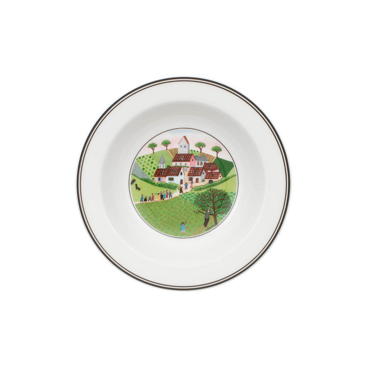 SALATSCHALE HEIRAT Design Naif bunt ø 20 cm - Multicolor, Keramik (20cm) - Villeroy & Boch