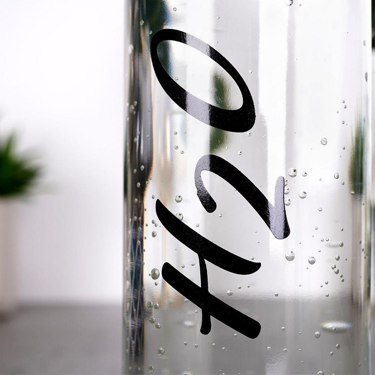 WASSERFLASCHE Glas Gravur 700 ml Transparent - Transparent, Glas (6.5/24/6.5cm) - Excellent Houseware