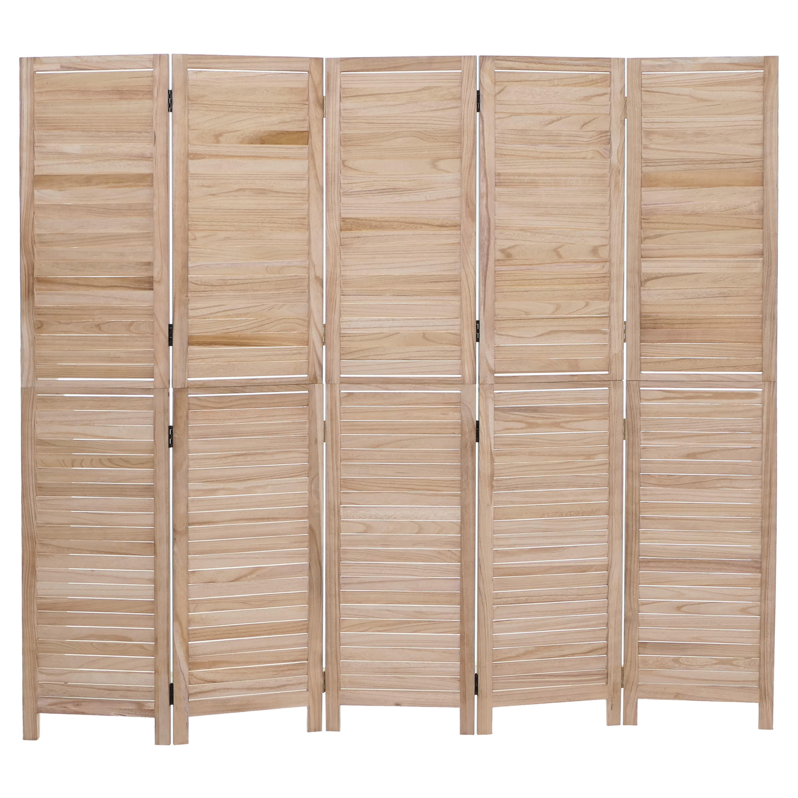 PARAVENT C30B Beige - Beige, Holz (202/180/10cm) - MCW