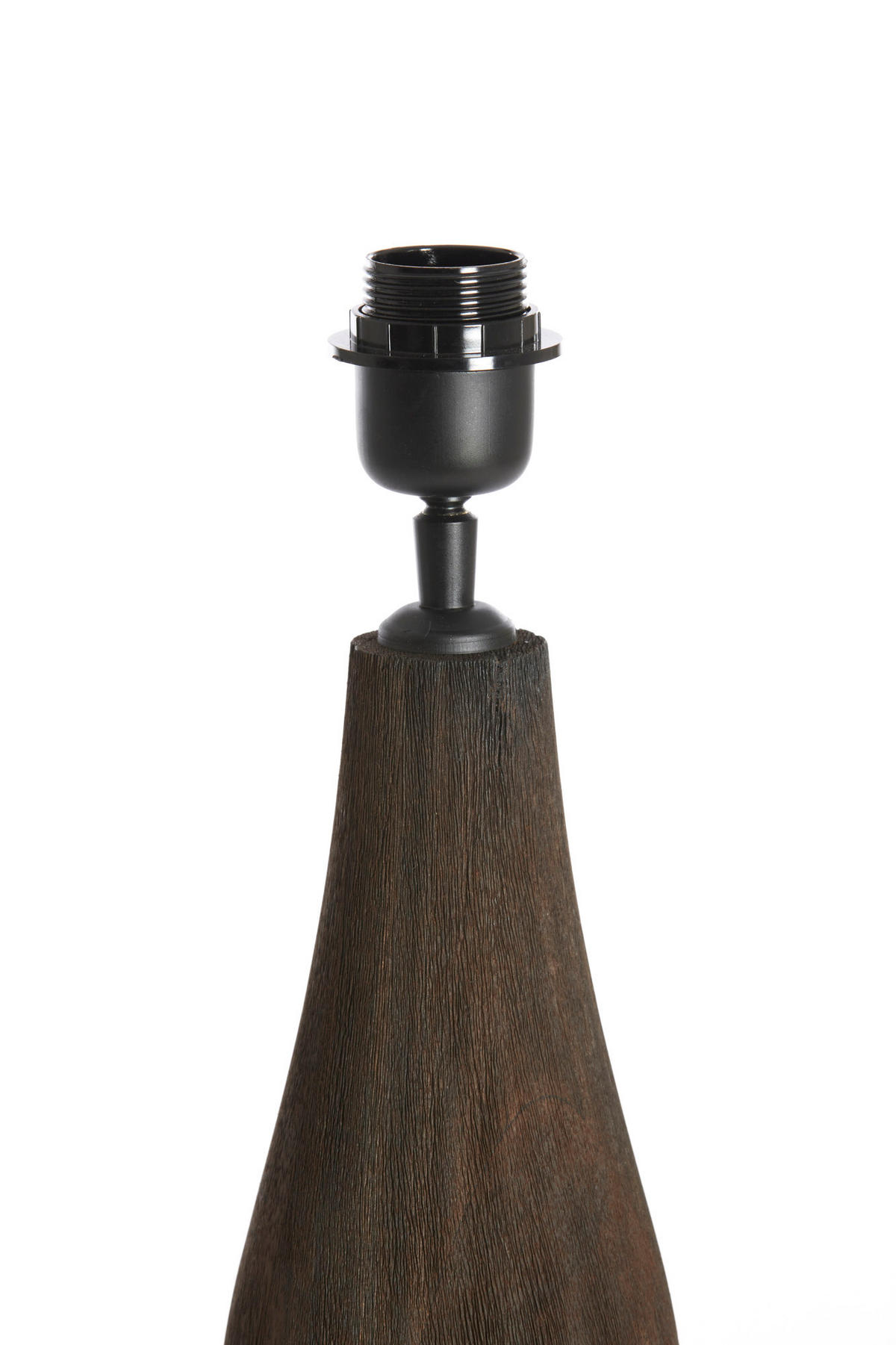 LAMPENFUSS Trapino Braun Ø13/42 cm - Braun, Holz (13/13/42cm) - Light & Living