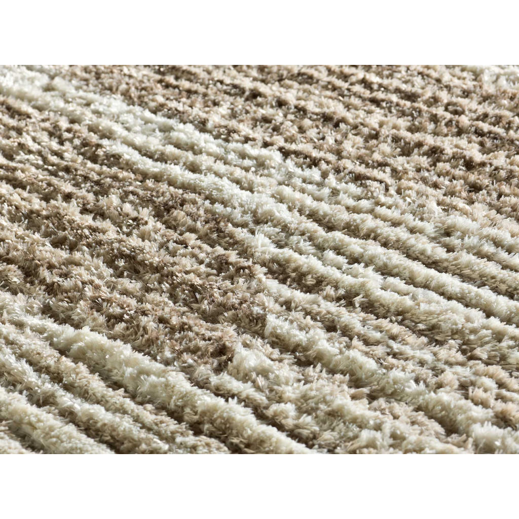 Thumbnail - Atticgo Hochflorteppich, Beige, Textil, Abstrakt, Rechteckig, 140x200 cm, Oeko-Tex® Standard 100, in verschiedenen Größe...