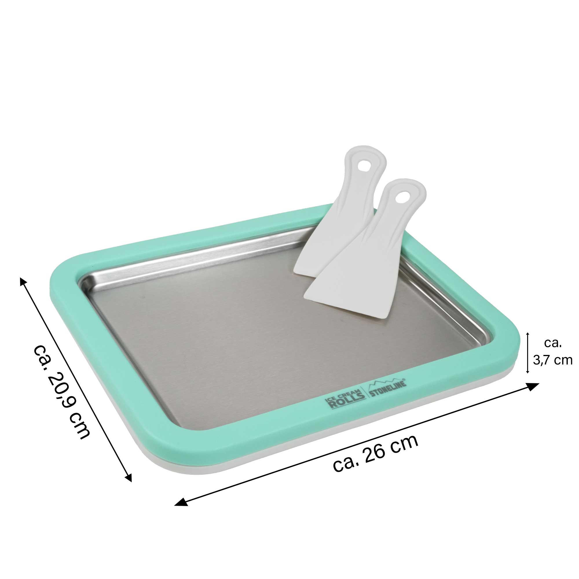 ICE-CREAM-ROLLS-MAKER MINT - Mintgrün, Metall - Stoneline