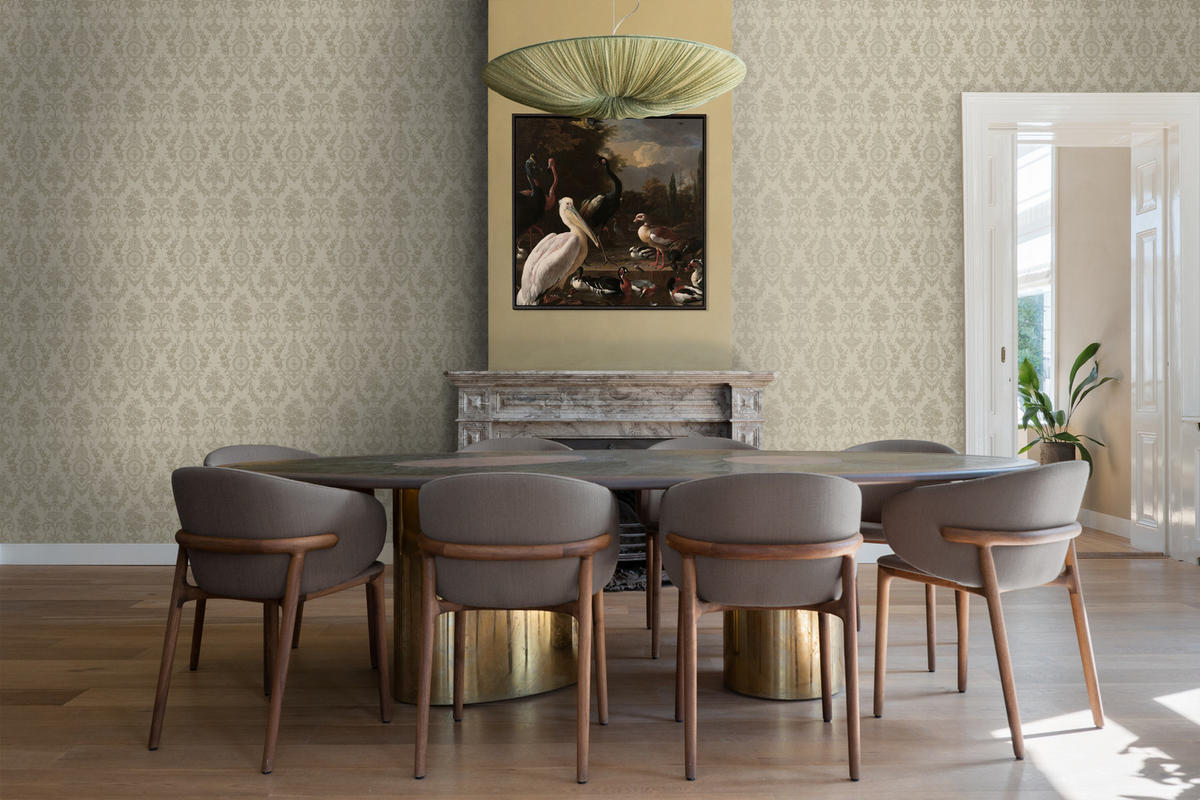 TAPETE Ornamente 53 cm x 10.05 m - Braun, Papier (53/1000cm) - Origin Wallcoverings