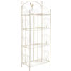 STANDREGAL Metall Antik-Creme - Perlmutt, Metall (61.5/153/33cm) - CLP