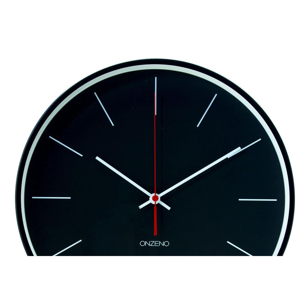 ONZENO Wanduhr Onzeno | Schwarz