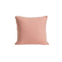 KOPFKISSENBEZUG Marla rosa 45/45 cm - Rosa, Textil (45/45cm) - Homla
