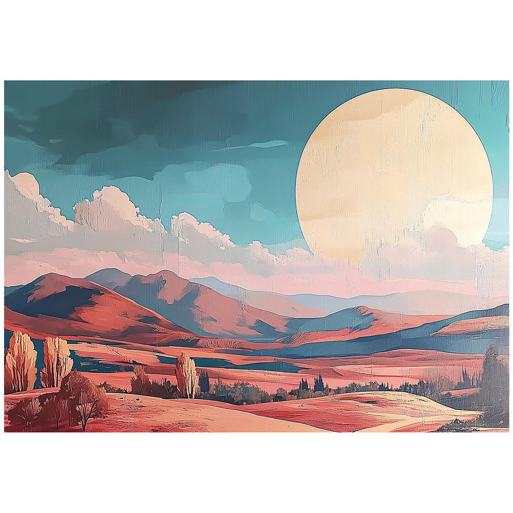Wallarena FOTOTAPETA Moon Nature Vliesová tapeta do obývacího pokoje 300x210