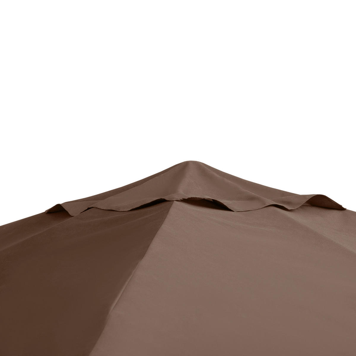PAVILLON ERSATZDACH 2,93x2,93 m kaffeebraun - Mokka, Textil (298/295cm) - LEBENLANG