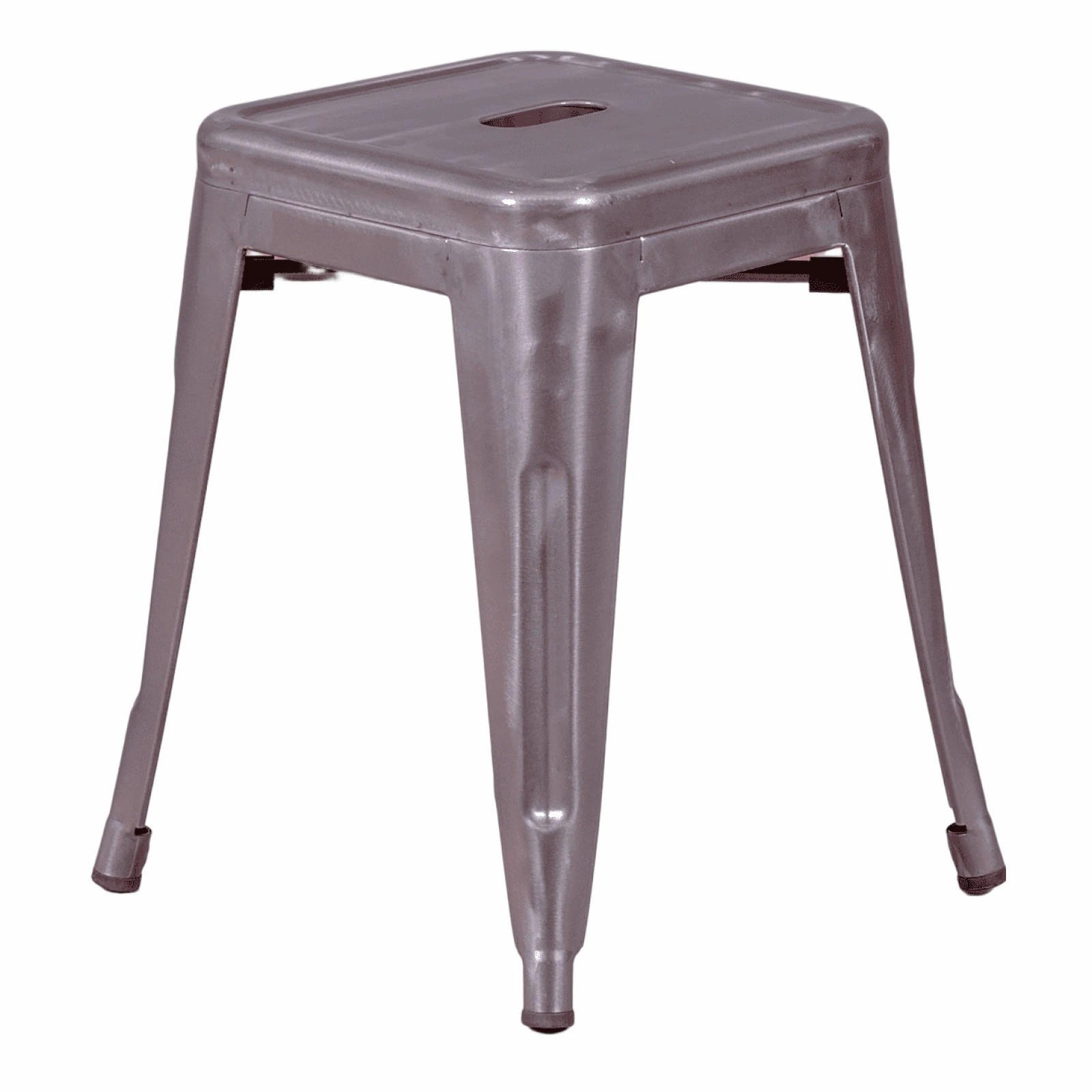 HOCKER Metall Alufarben - Alufarben, Metall (37/46/37cm) - Nest Dream