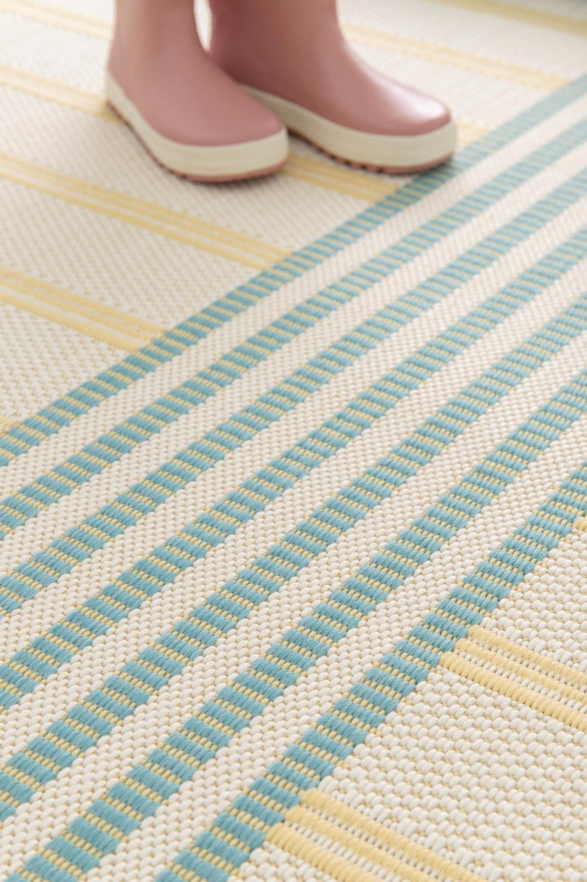 BUNTER Teppich für Innen- und Außenbereich gelb - Gelb, Textil (200/290cm) - AFK Living