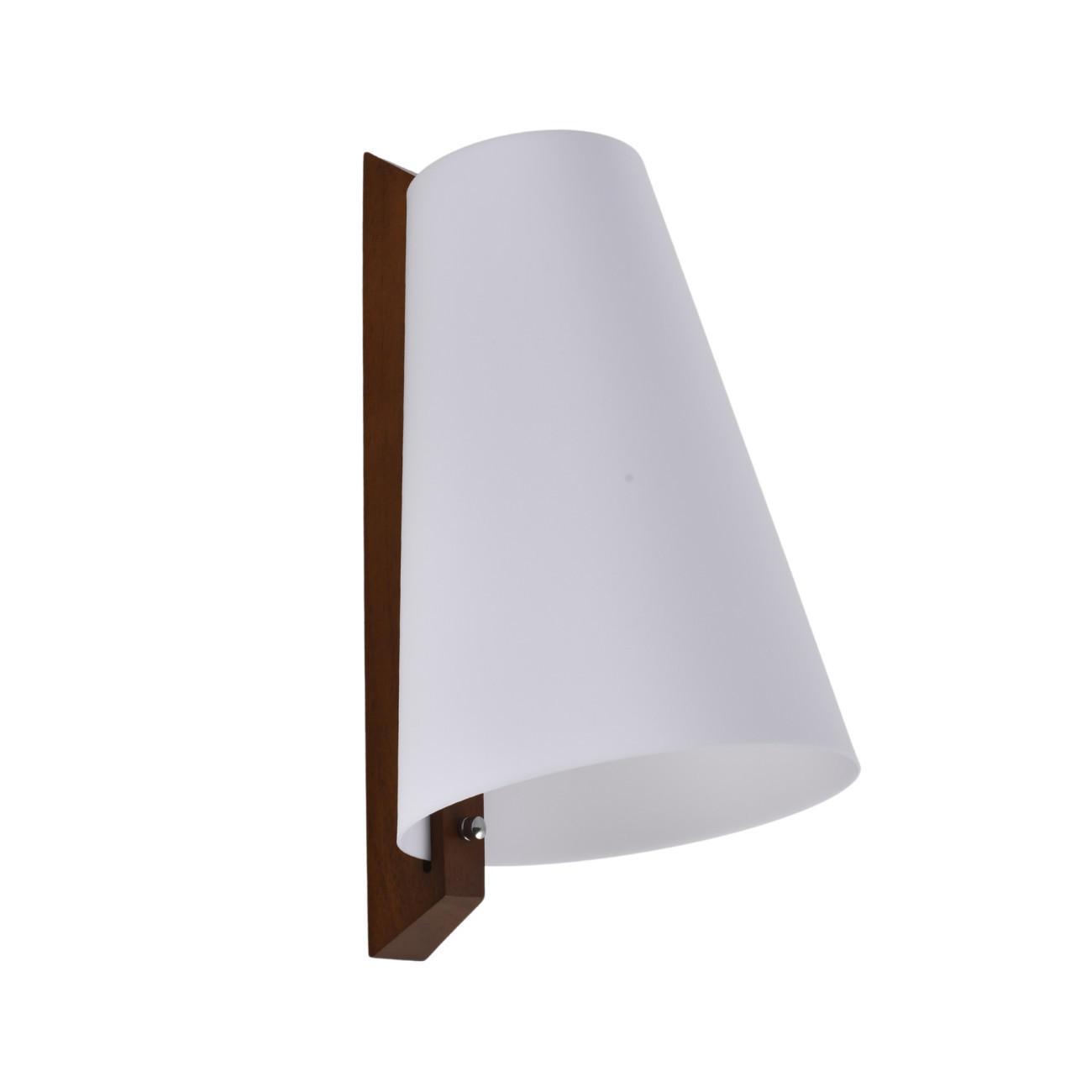 WANDLEUCHTE Dolzo, Hölzern und weiß, 38cm - Beige, Kunststoff (23/38/20cm) - KOSILUM