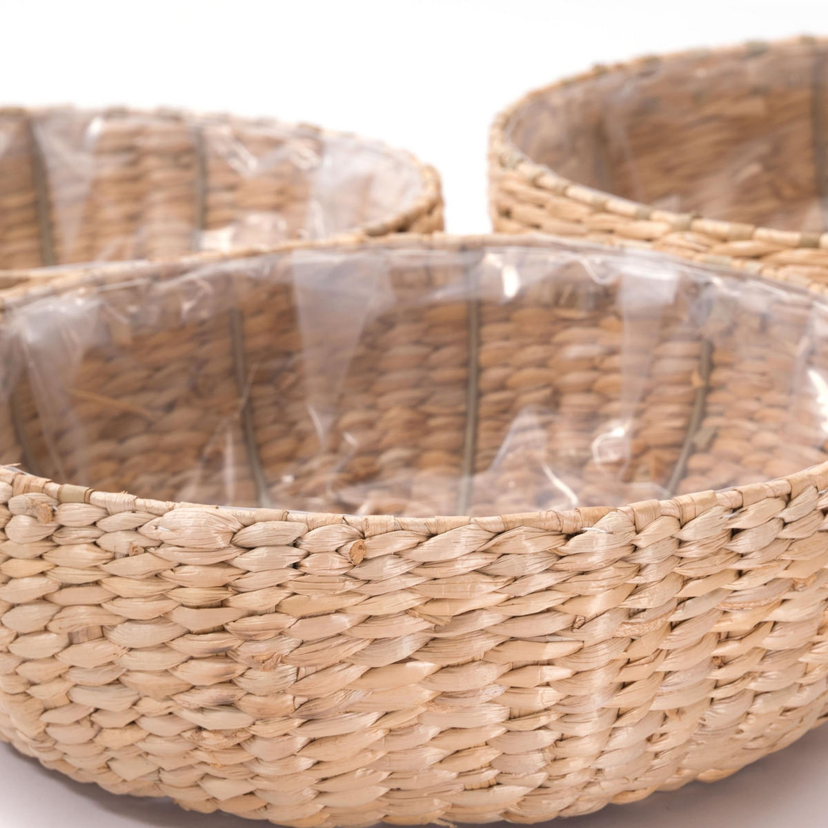KORB-SET Elva 3-teilig verschiedene Größen, wasserdicht naturfarben - Naturfarben, Naturmaterialien (12cm) - CREEDWOOD