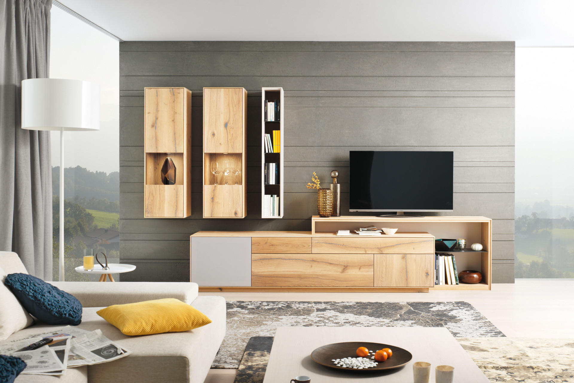 Anrei Wohnwand holz