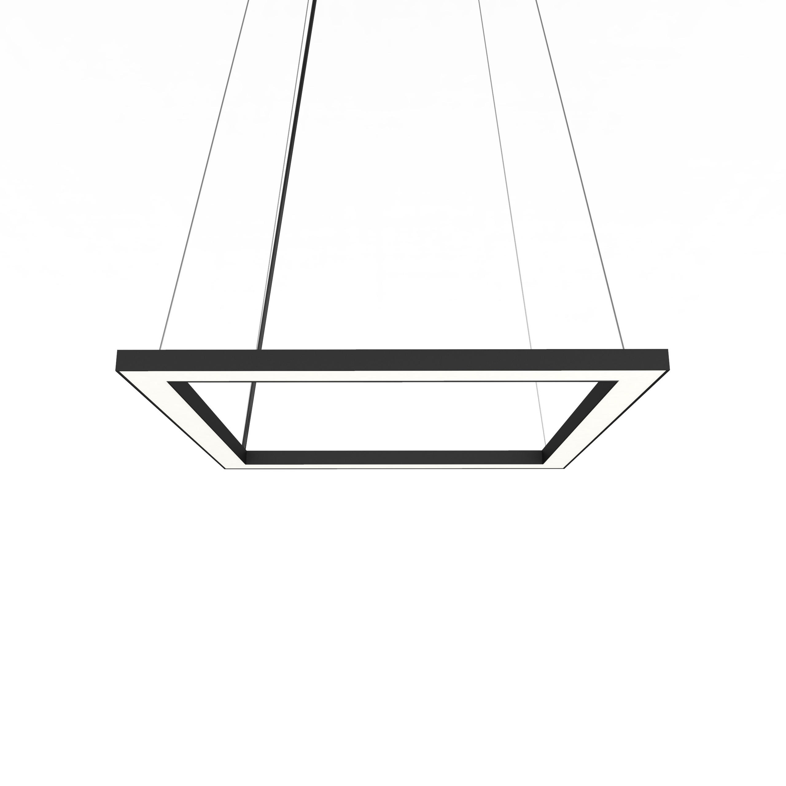 Lumicom Led-Hängeleuchte Schwarz 40x100x40 cm