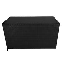 KISSENBOX Rattan - Schwarz - Schwarz, Naturmaterialien (138/1/70cm) - Monstershop