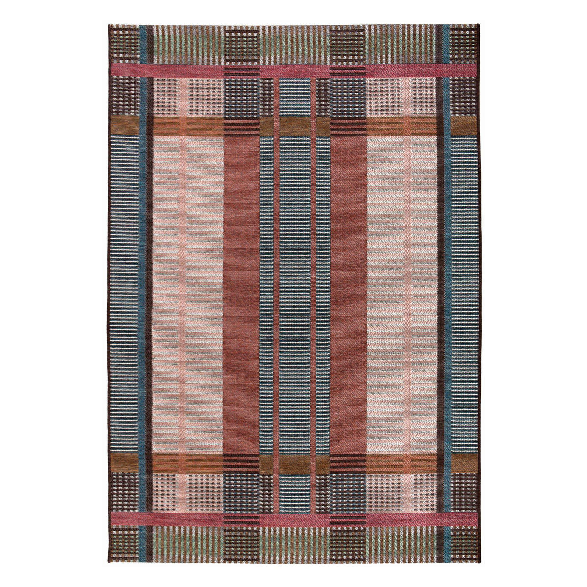 OUTDOOR-TEPPICH Kaël multico 160 x 230 x 1 cm - Multicolor, Textil (160/230cm) - Vivaraise