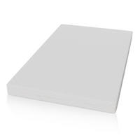 KALTSCHAUMMATRATZE 120x200 cm - Weiß, Textil (160/200cm) - Juskys