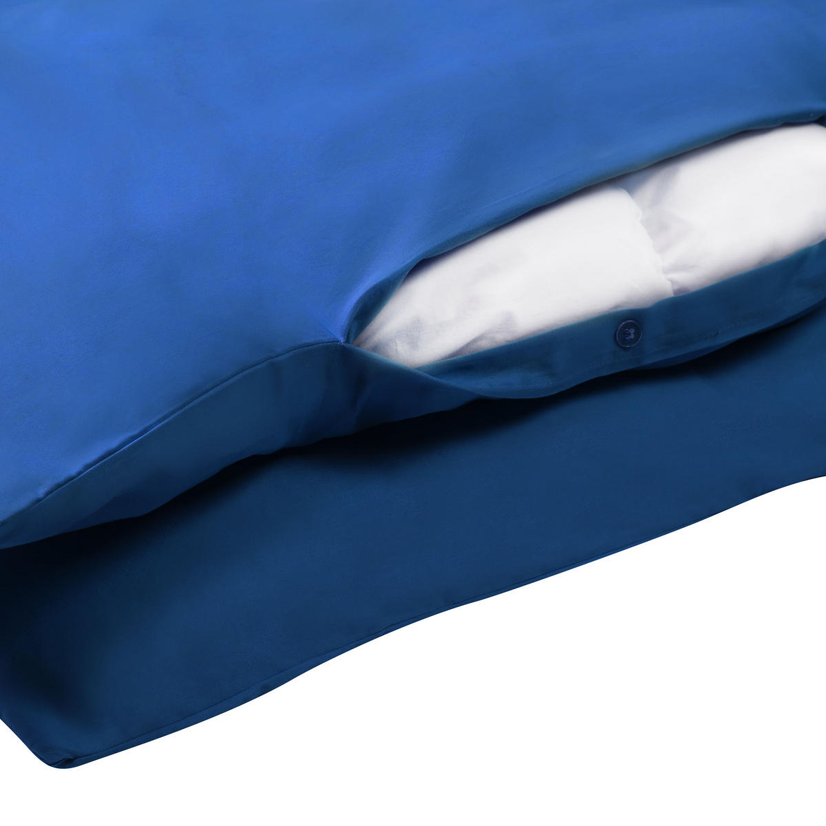 BETTWÄSCHE SET Harmonridge 155x220 cm - Blau, Textil (155/220cm) - Beliani