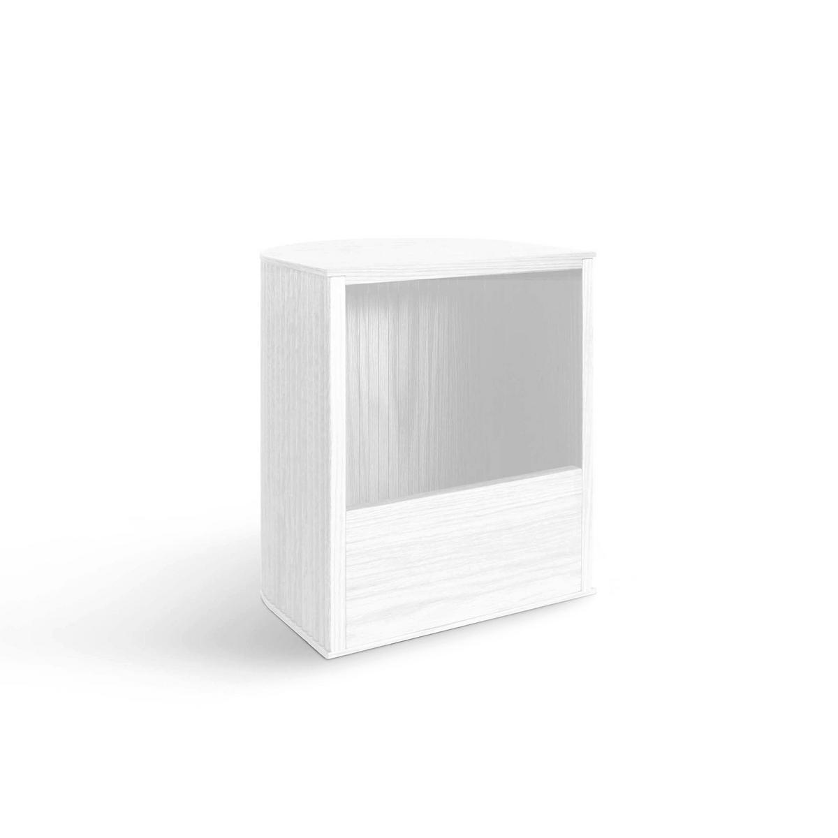 HOCKER Duna mit Stauraum - Weiß, Holz (35/45/32.8cm) - Woodendot