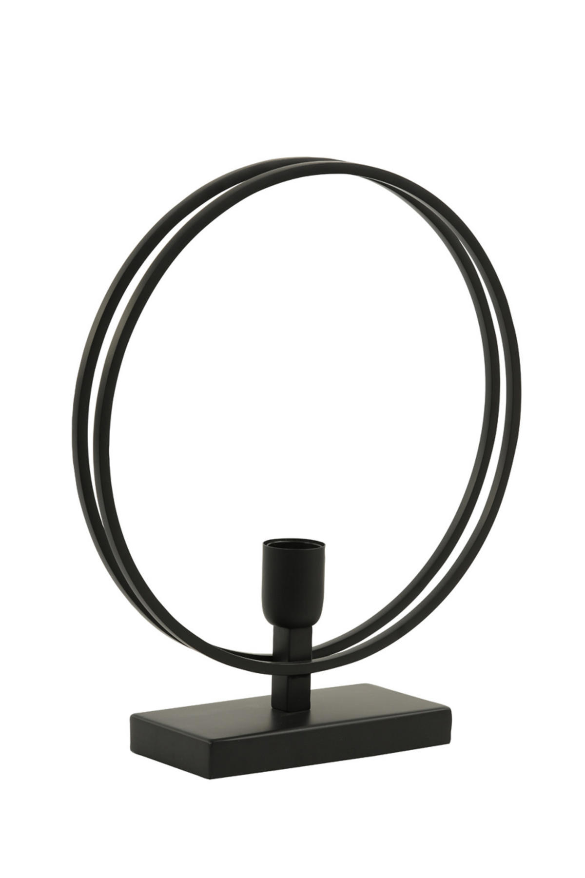 TISCHLAMPE Rudra Schwarz Ø35/40 cm - Schwarz, Metall (35/10/40cm) - Light & Living