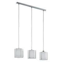 HÄNGELEUCHTE Metall Silber Muster - Silberfarben, Metall (79/17.5/110cm)