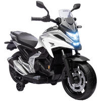 KINDER Elektro-Motorrad - Weiß, Kunststoff/Metall (107/46/75cm) - AIYAPLAY