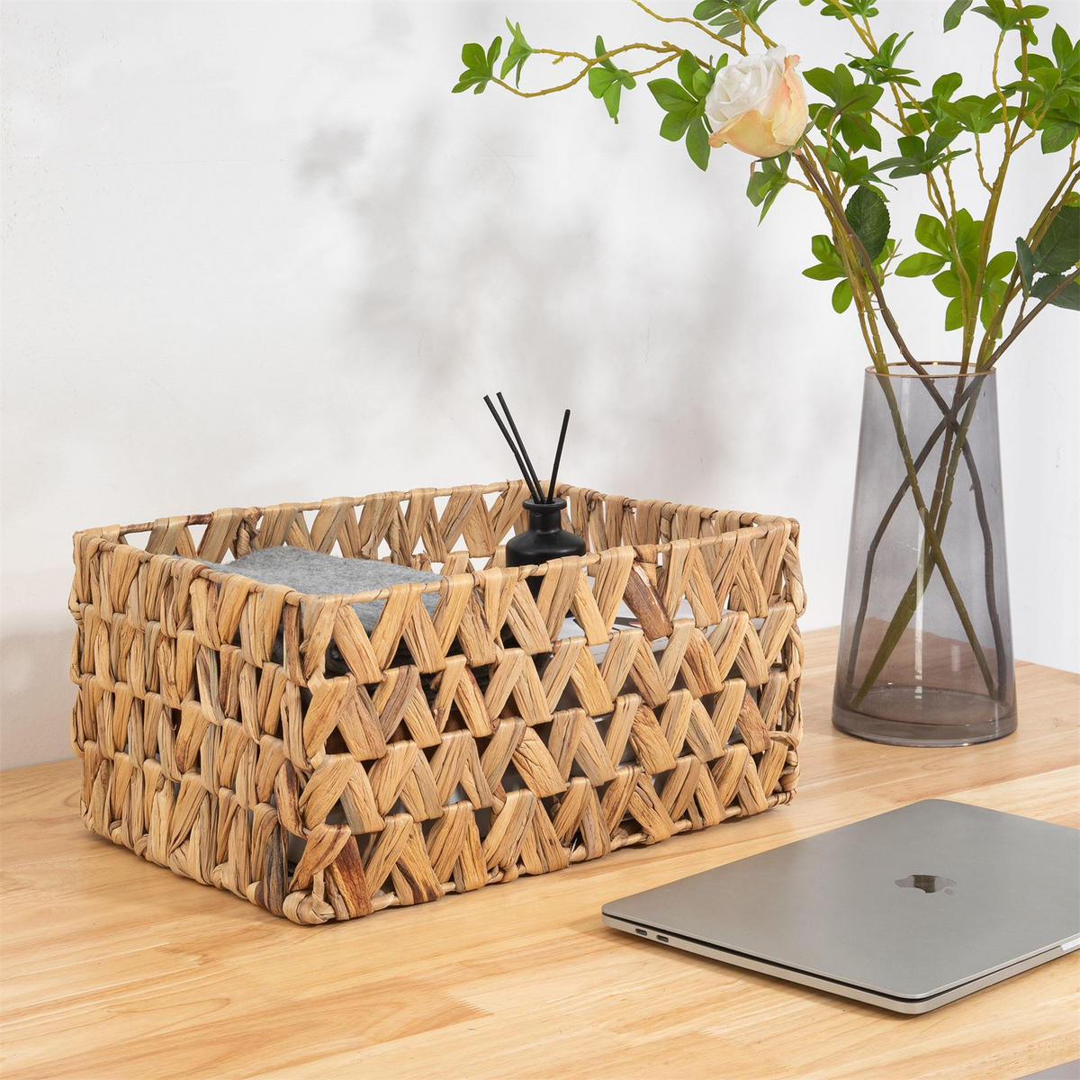 AUFBEWAHRUNGSKÖRBE TONOA 3er Set natur - Naturfarben, Naturmaterialien (36/18/25cm) - IDIMEX