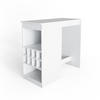 BARTISCH Ross Weiß 115 x 50 cm - Weiß, Holzwerkstoff (115/104.6/50cm) - Vicco